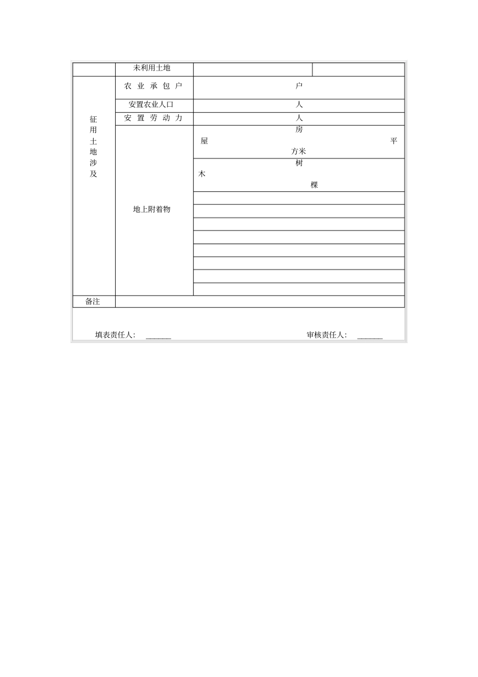 征用土地情况调查表_第2页