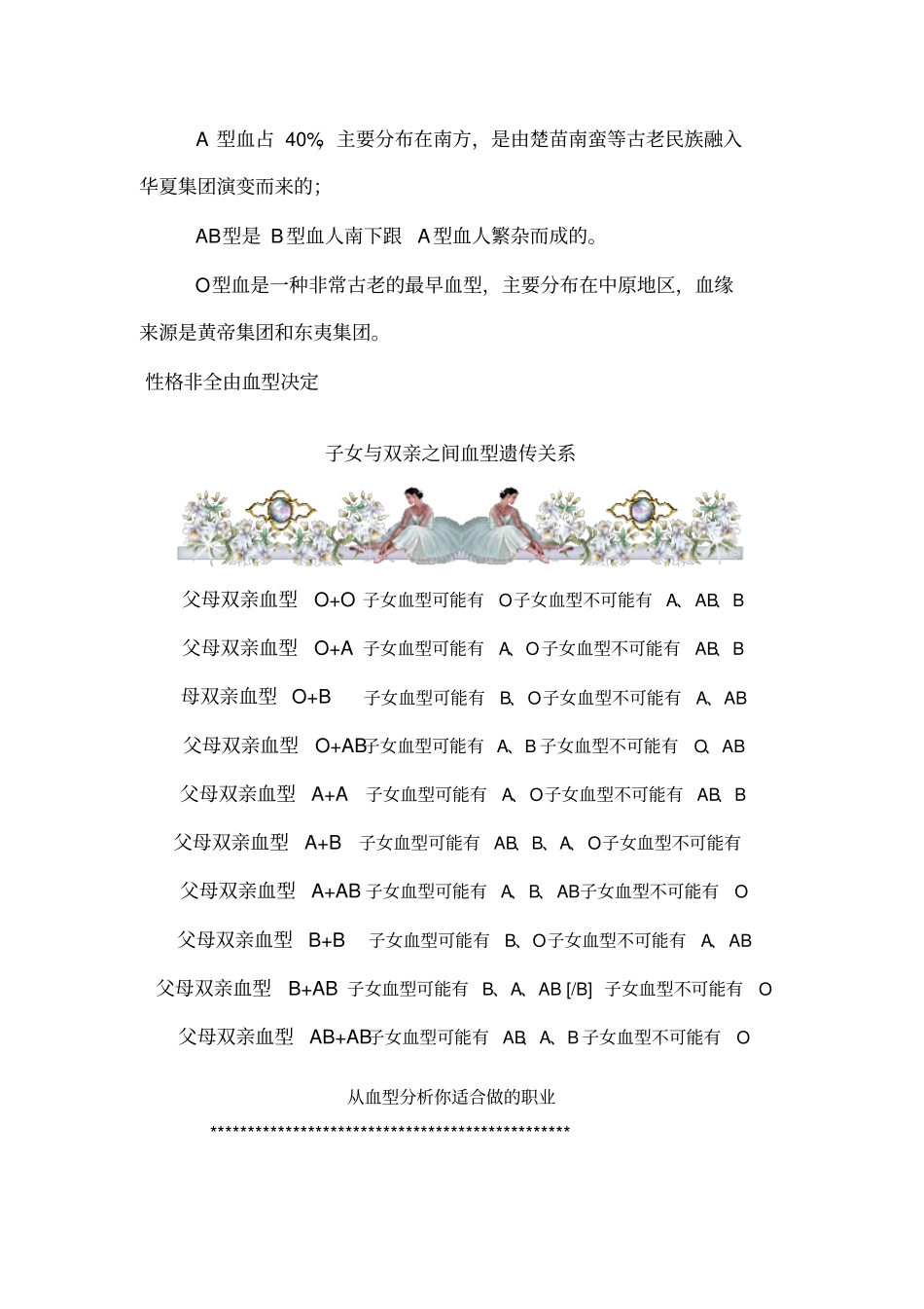 很全血型知识简介_第2页