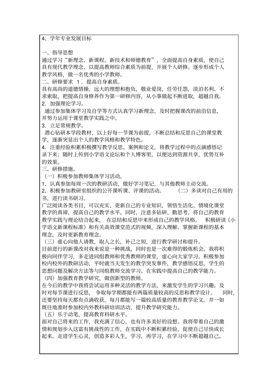 徐铁柱科学青年名师工作室成员个人研修计划_第3页