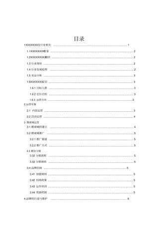 微信微店运营计划