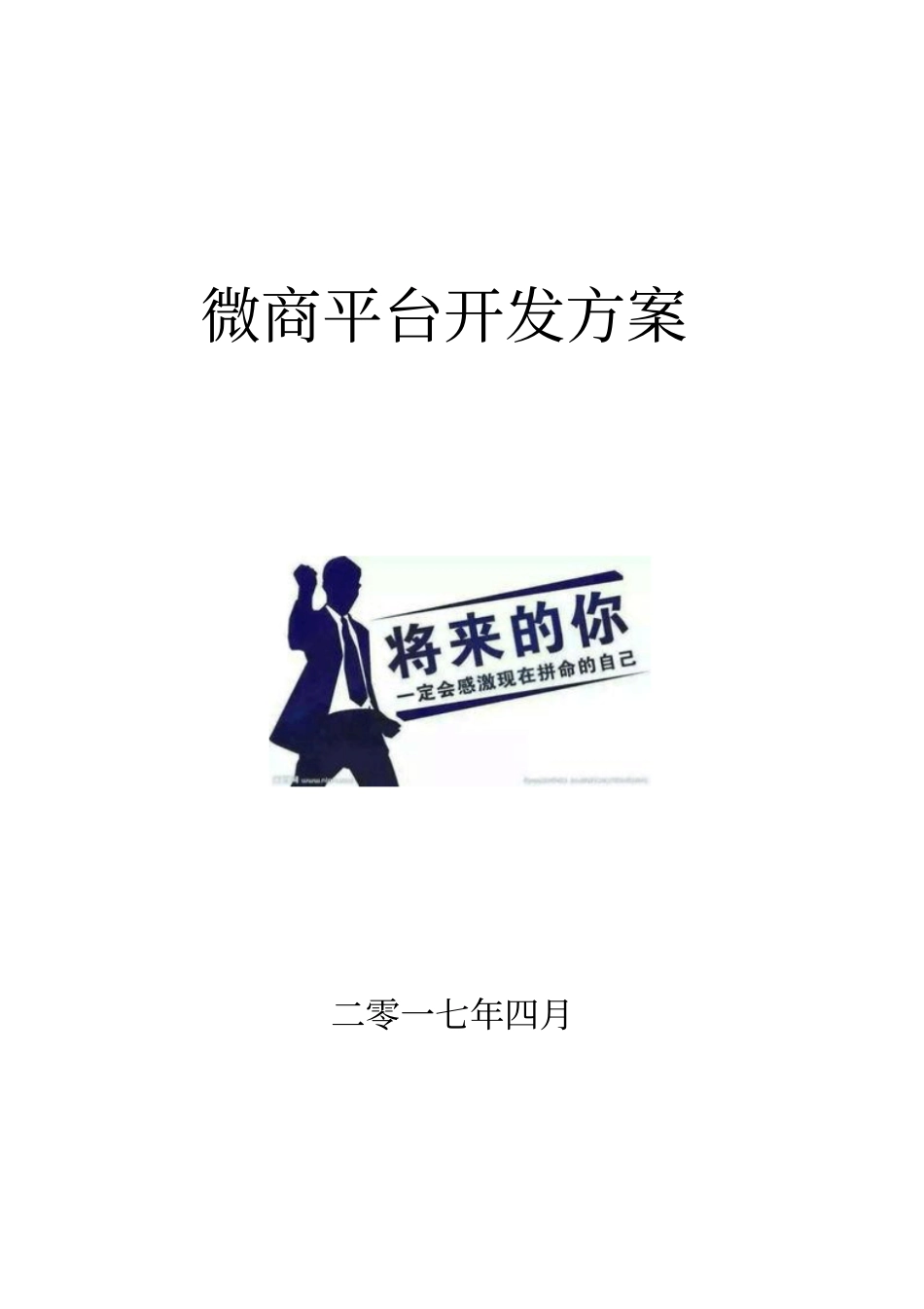 微商平台开发方案_第1页