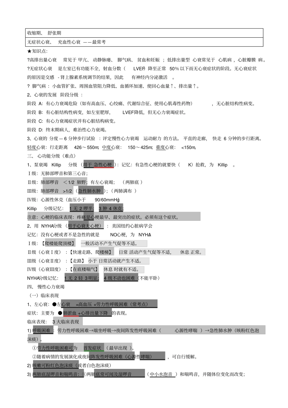心内科主治医师考试整理资料_第3页