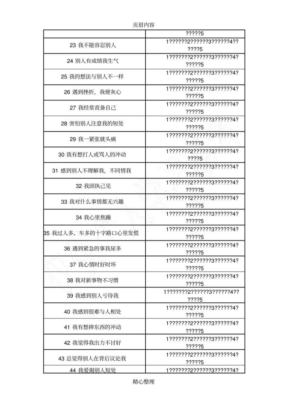 心理健康量表_第3页