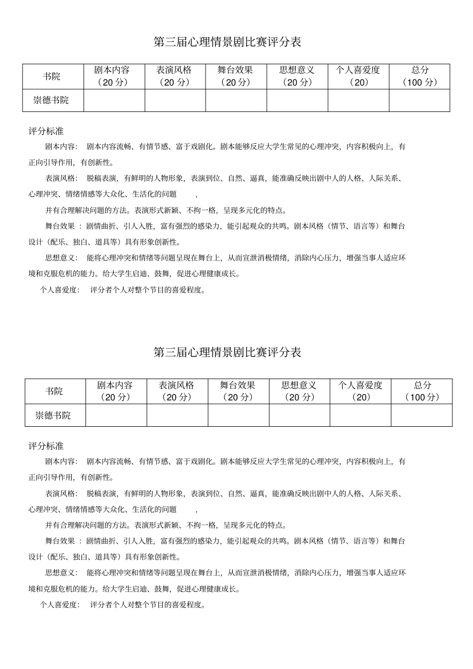 心理剧评分标准分析_第1页