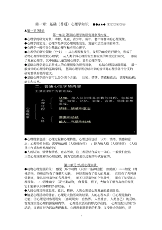 心理咨询师复习材料一