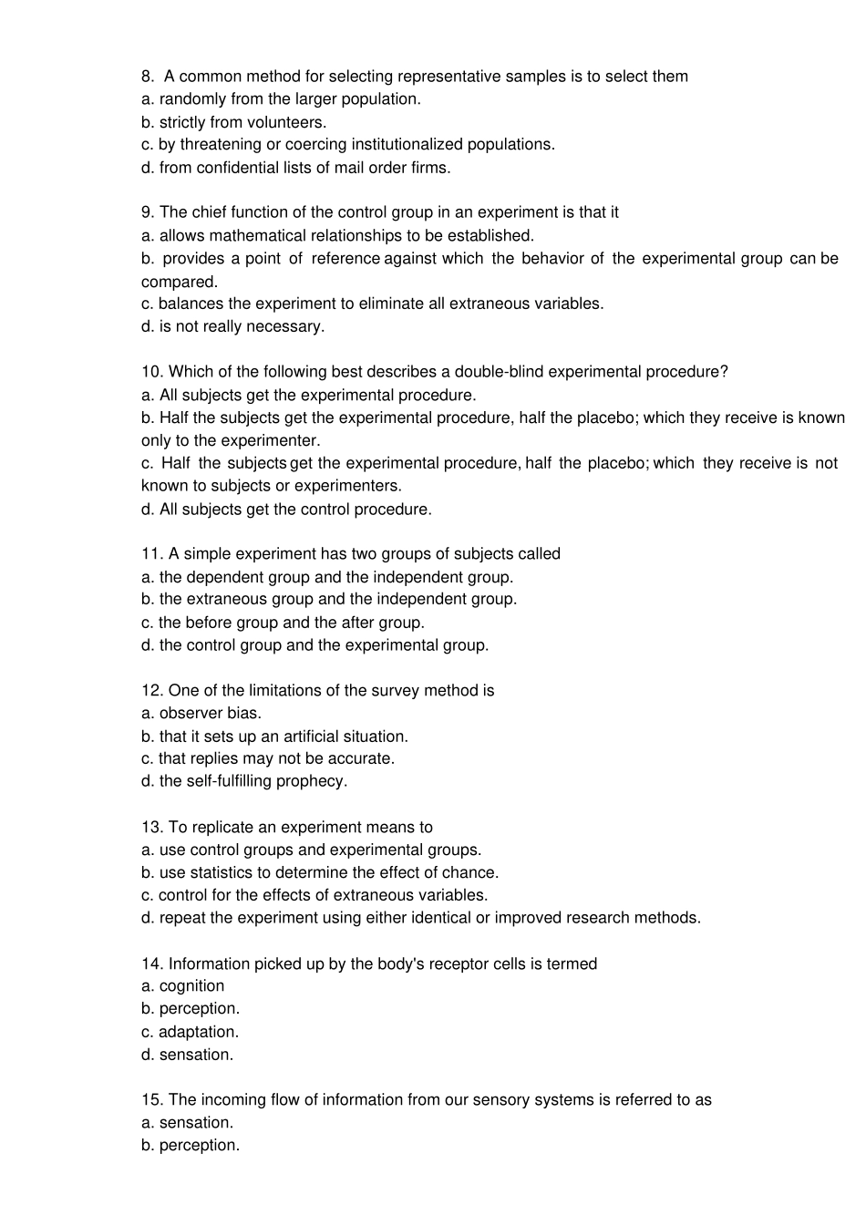 心理学专业英语复习材料_第3页