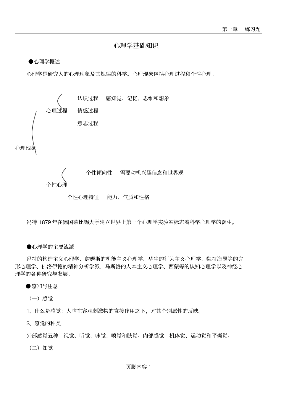 心理学基础知识_第1页