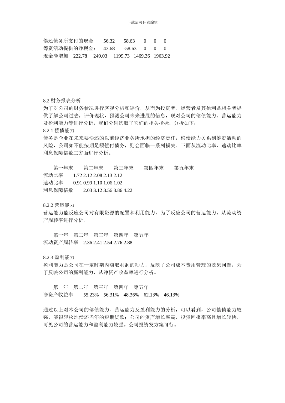 “挑战杯”计划书关于财务管理的部分_第3页