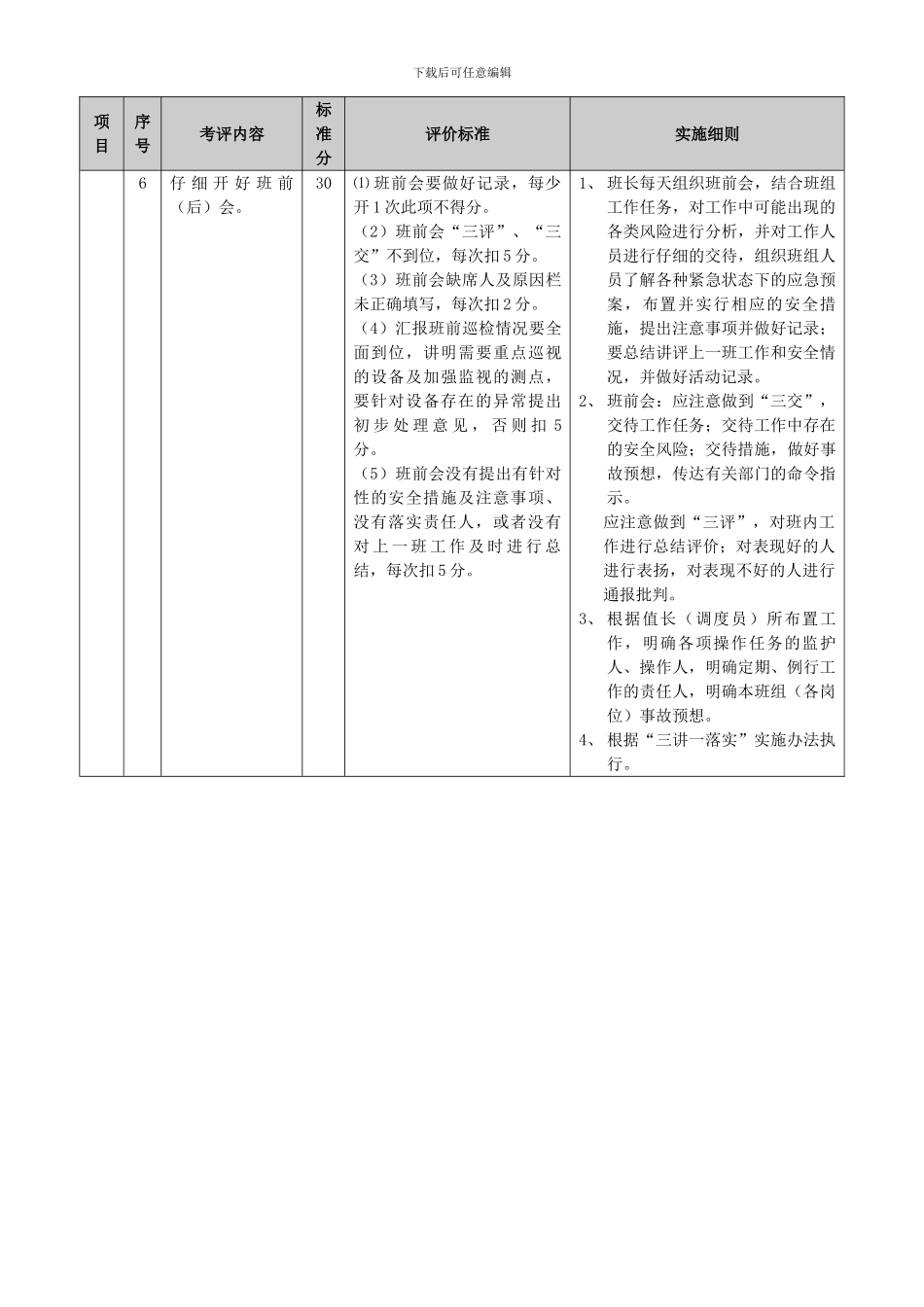 “星级班组创建”管理标准及考评细则_第3页