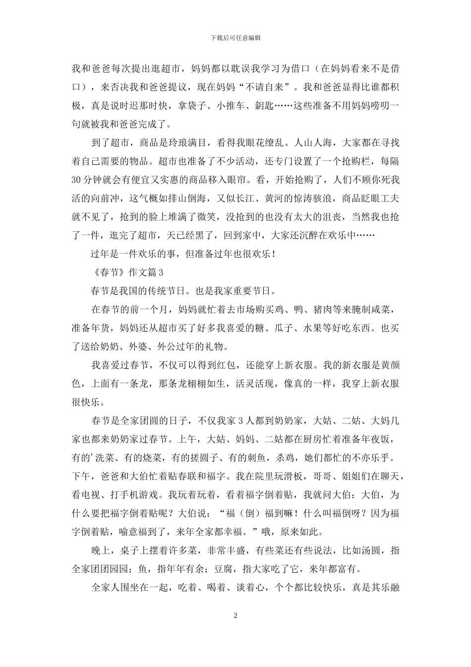 《春节》作文八篇-1_第2页