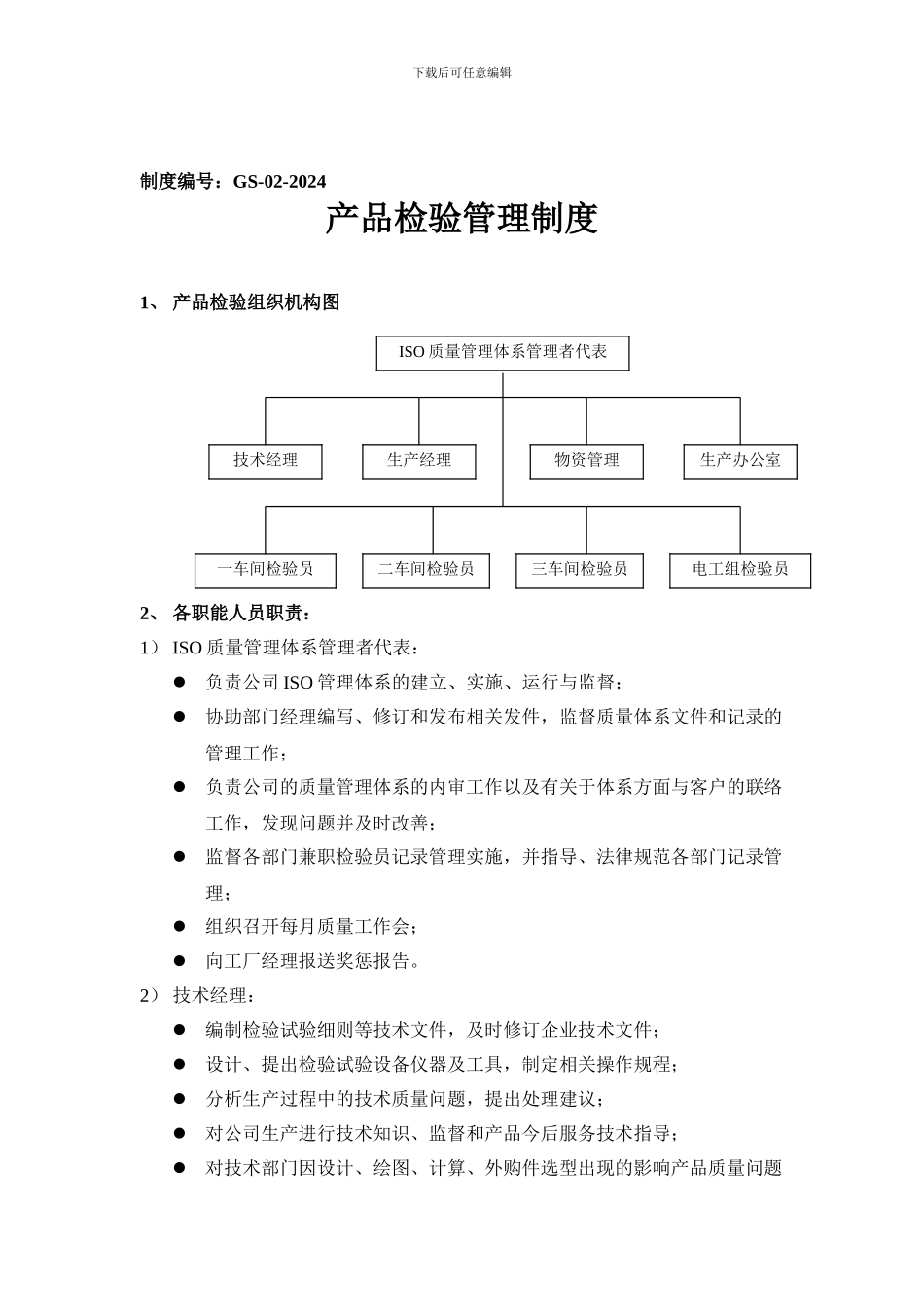 《检验管理制度》GS-02-2024_第1页