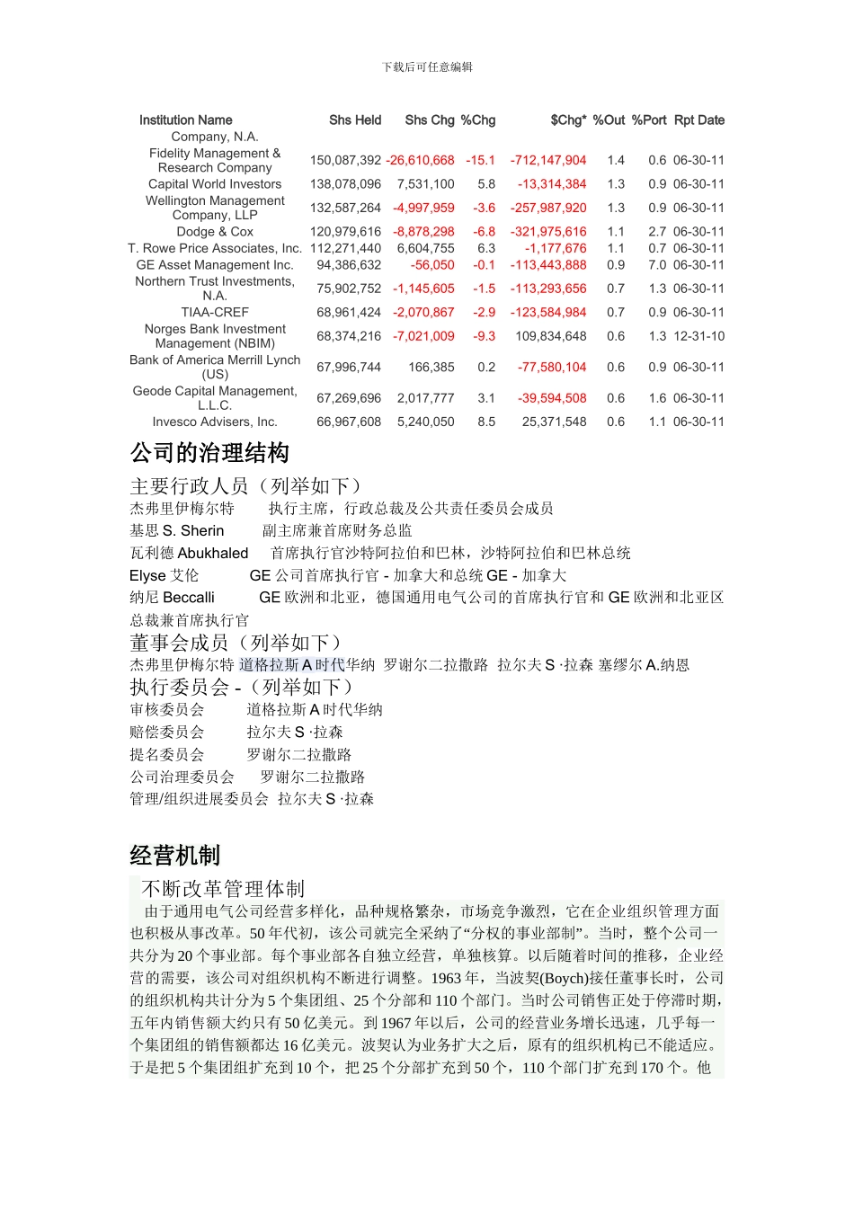 《现代公司制度》的案例分析——美国通用电气公司_第2页