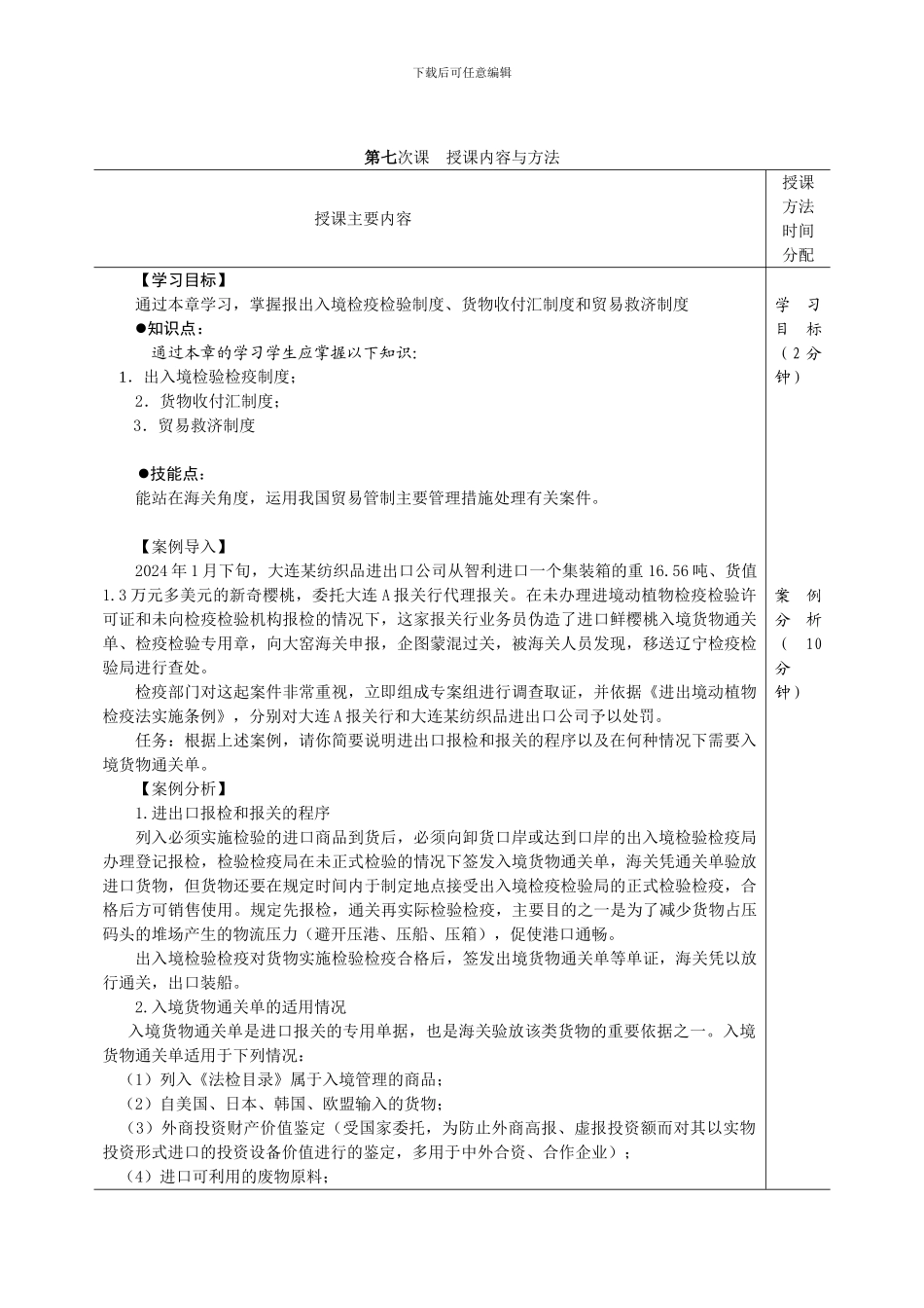 《进出口报关实务》电子教案07对外贸易管制制度2_第2页