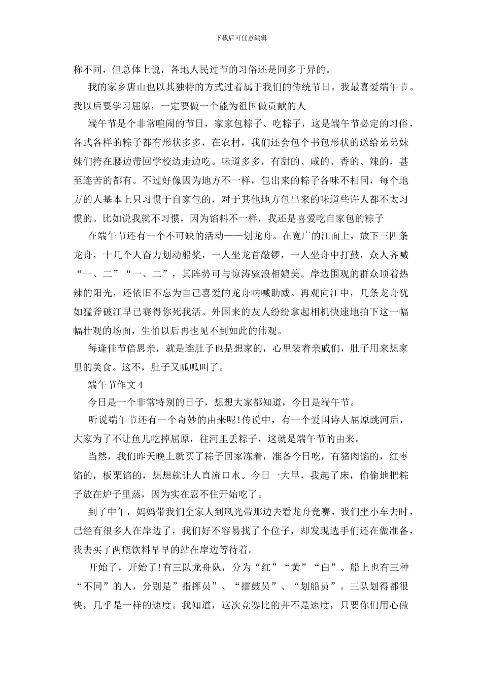 一个特别的端午节作文600字初中生_第3页