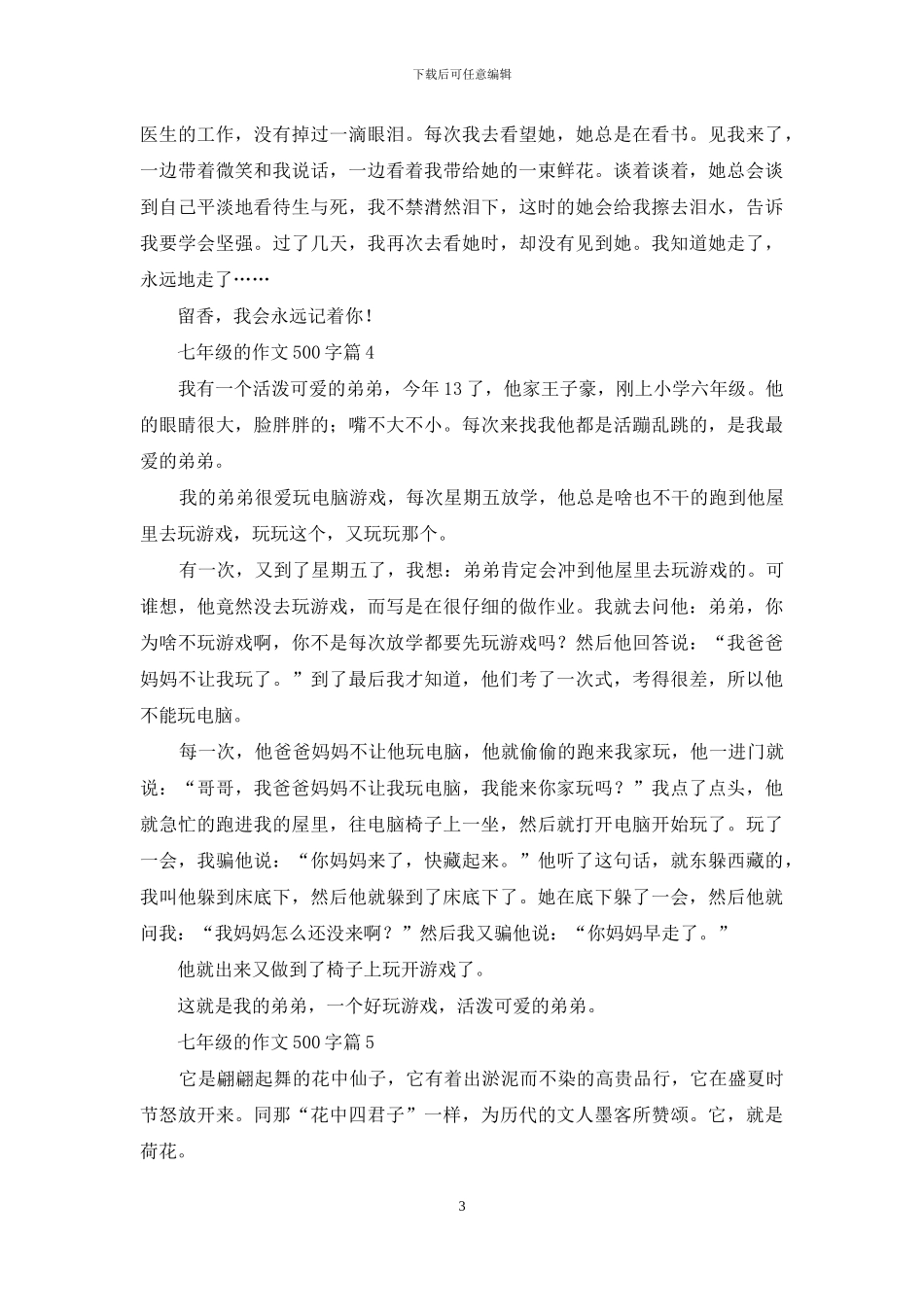 七年级的作文500字8篇-1_第3页