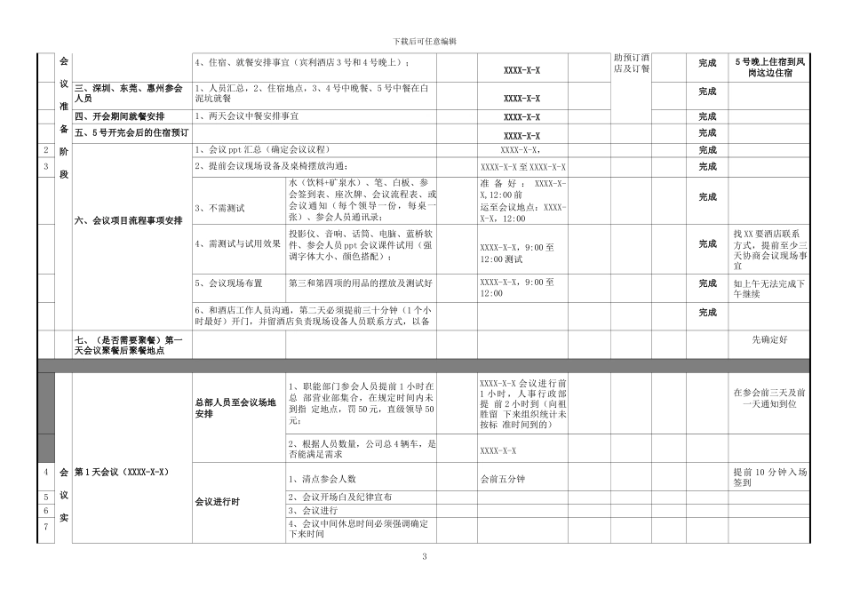 万能年会工作整体流程表模板_第3页