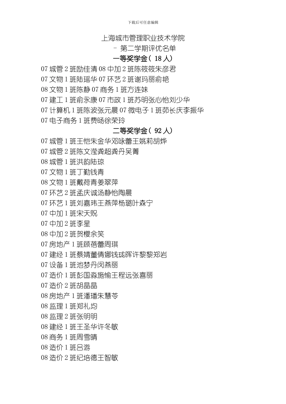 上海城市管理职业技术学院模板_第1页