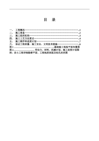 东方之梦A—E区人工挖孔桩施工方案A