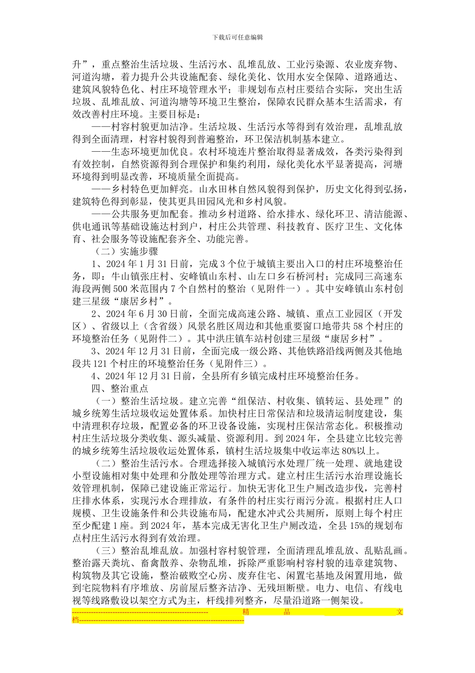 东海县村庄环境整治实施方案_第2页
