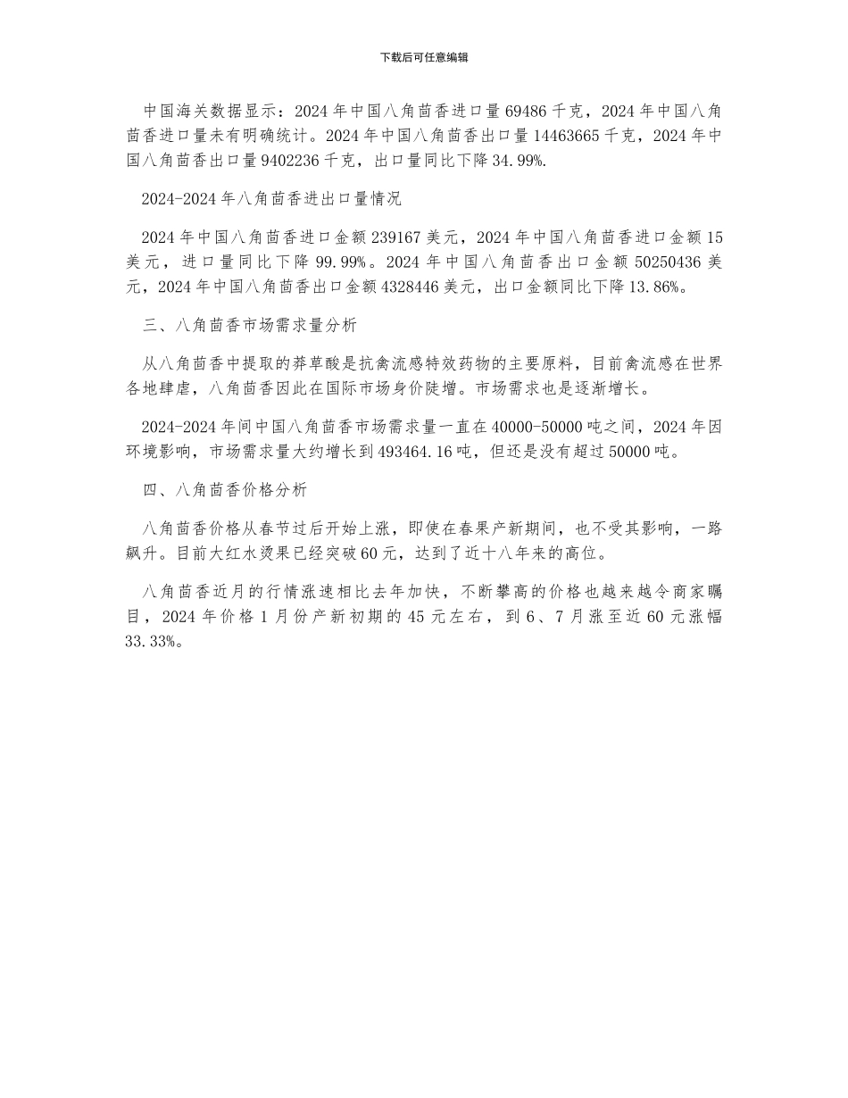 中国八角茴香行业发展现状分析_第2页
