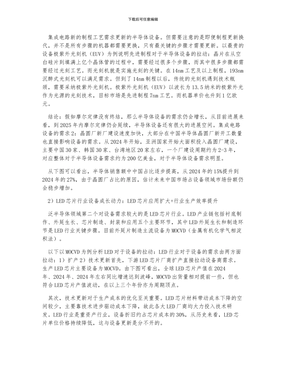 中国半导体设备行业市场需求及投资前景分析_第2页