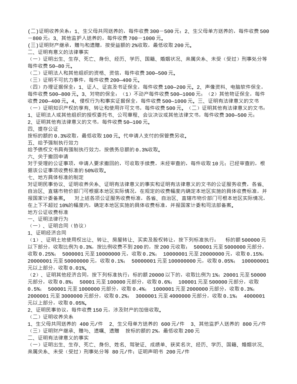 买卖合同公证费_第3页