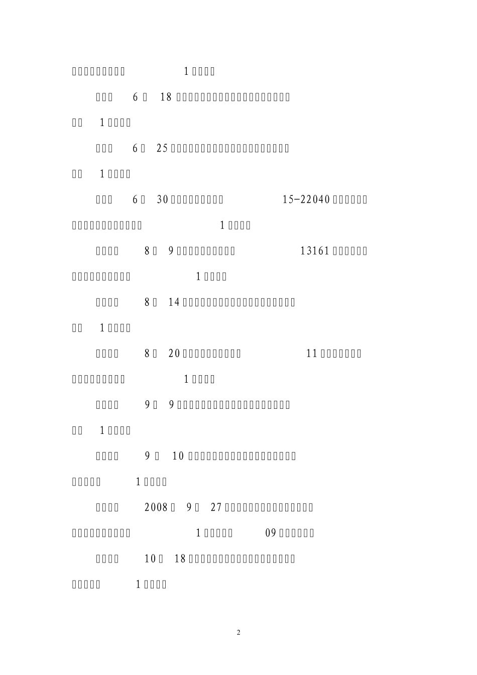 2009年全省煤矿事故简况_第2页