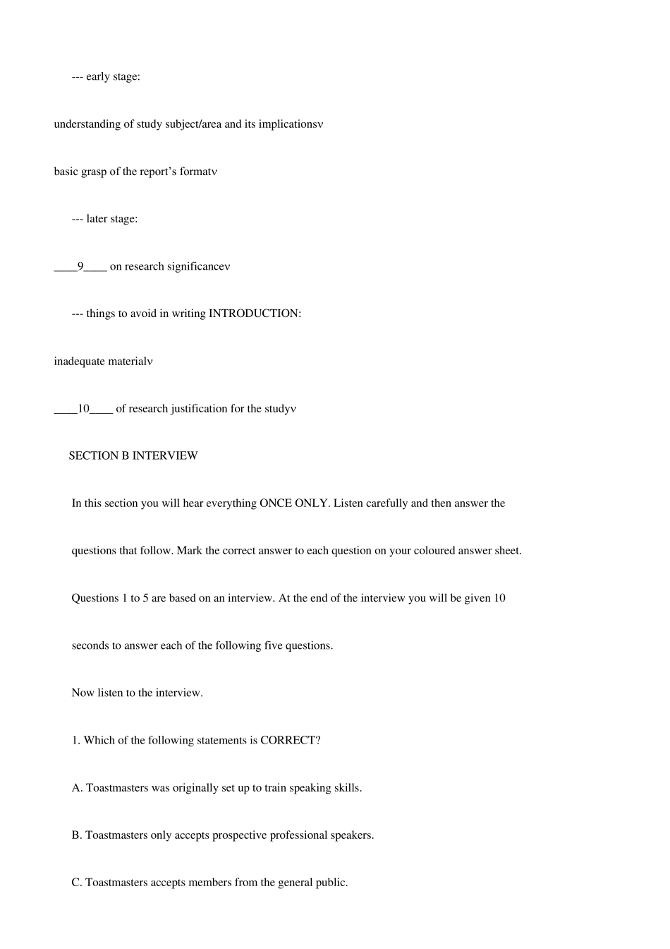 2009年英语专八真题与答案解析_第3页