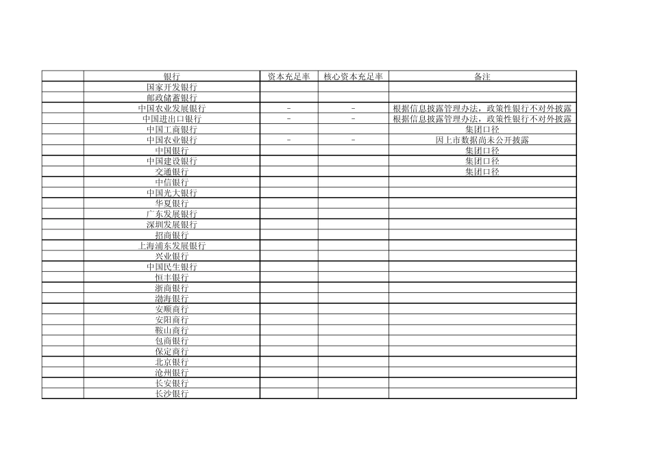 2009年银行资本充足率_第1页