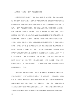 2009电力十大管理创新