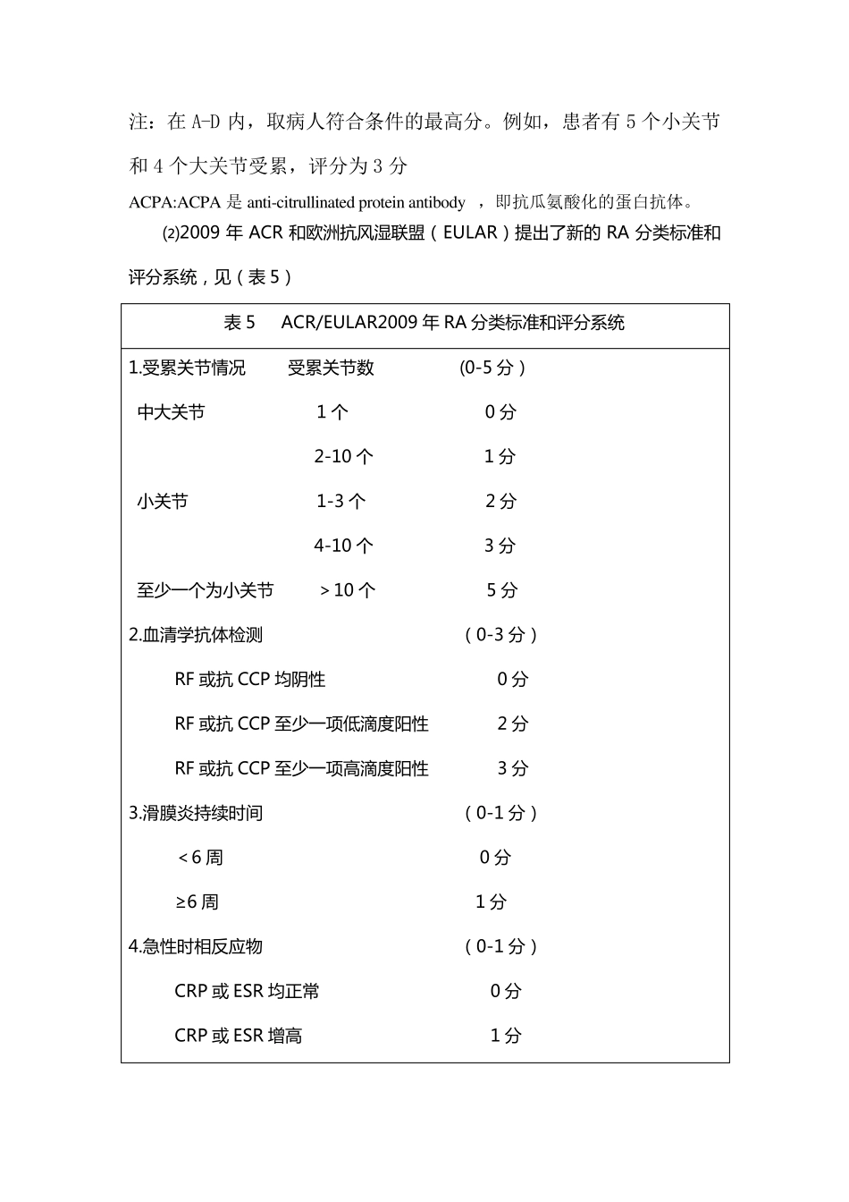 2010ACREULAR类风湿关节炎分类标准_第3页