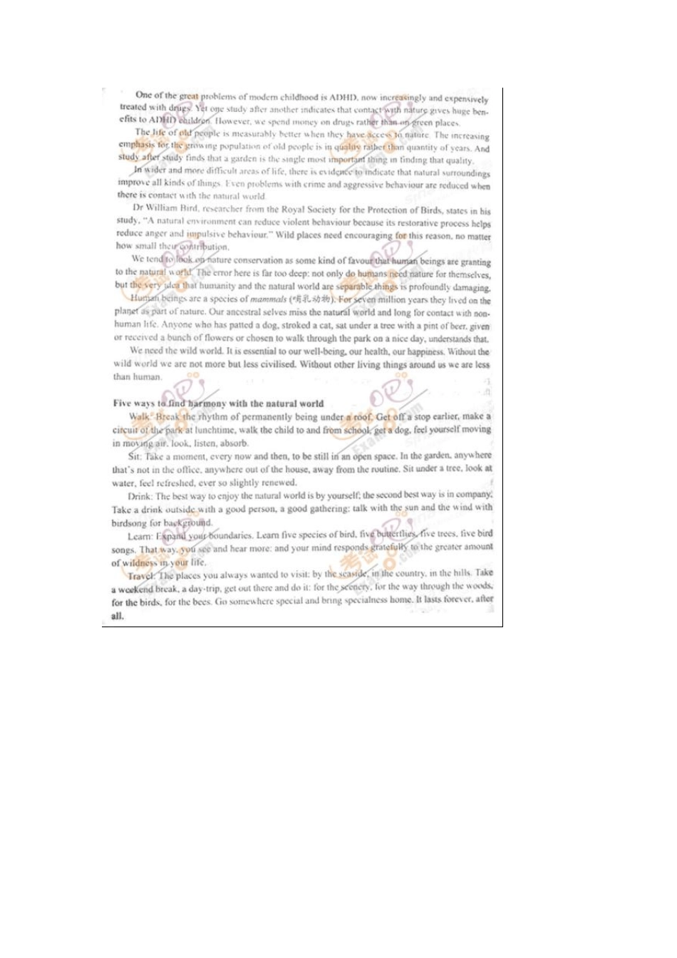 2010年12月大学英语四级试卷及标准答案_第3页