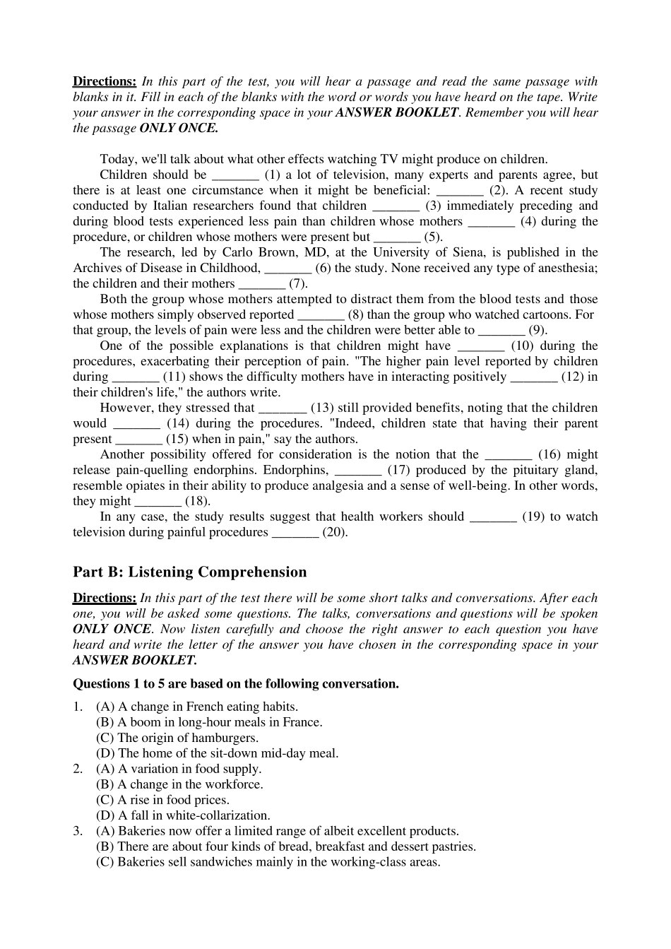 2010年3月高级口译真题及答案_第1页
