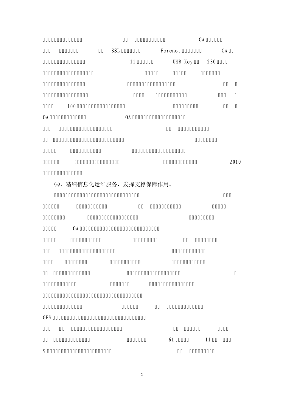 2010年信息中心工作总结_第2页