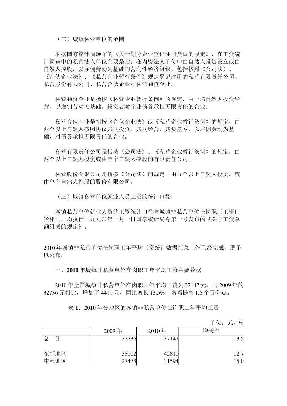 2010年城镇在岗职工平均工资统计数据_第3页