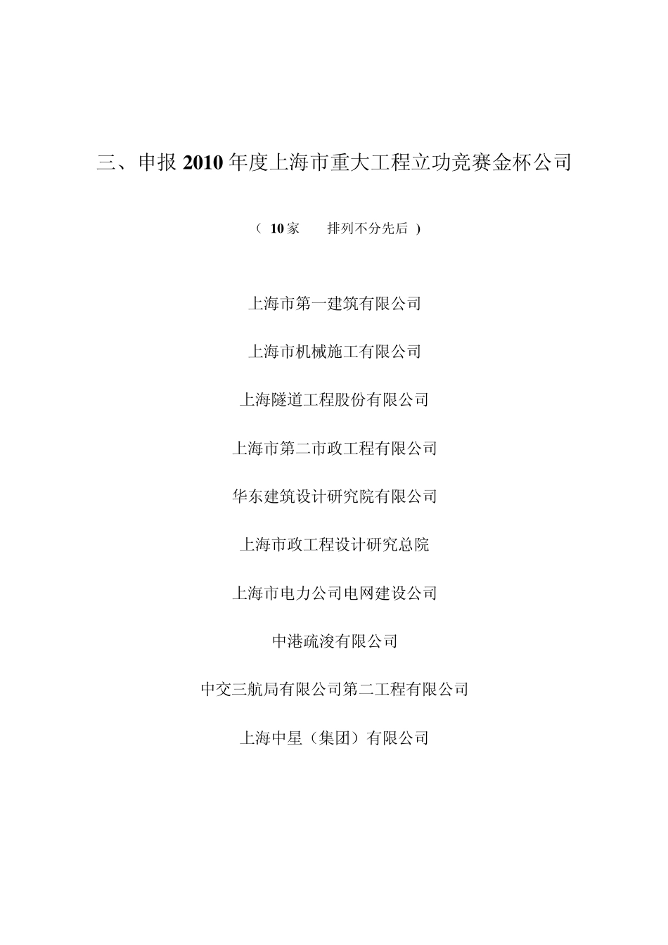 2010年度上海市重点工程实事立功竞赛_第3页