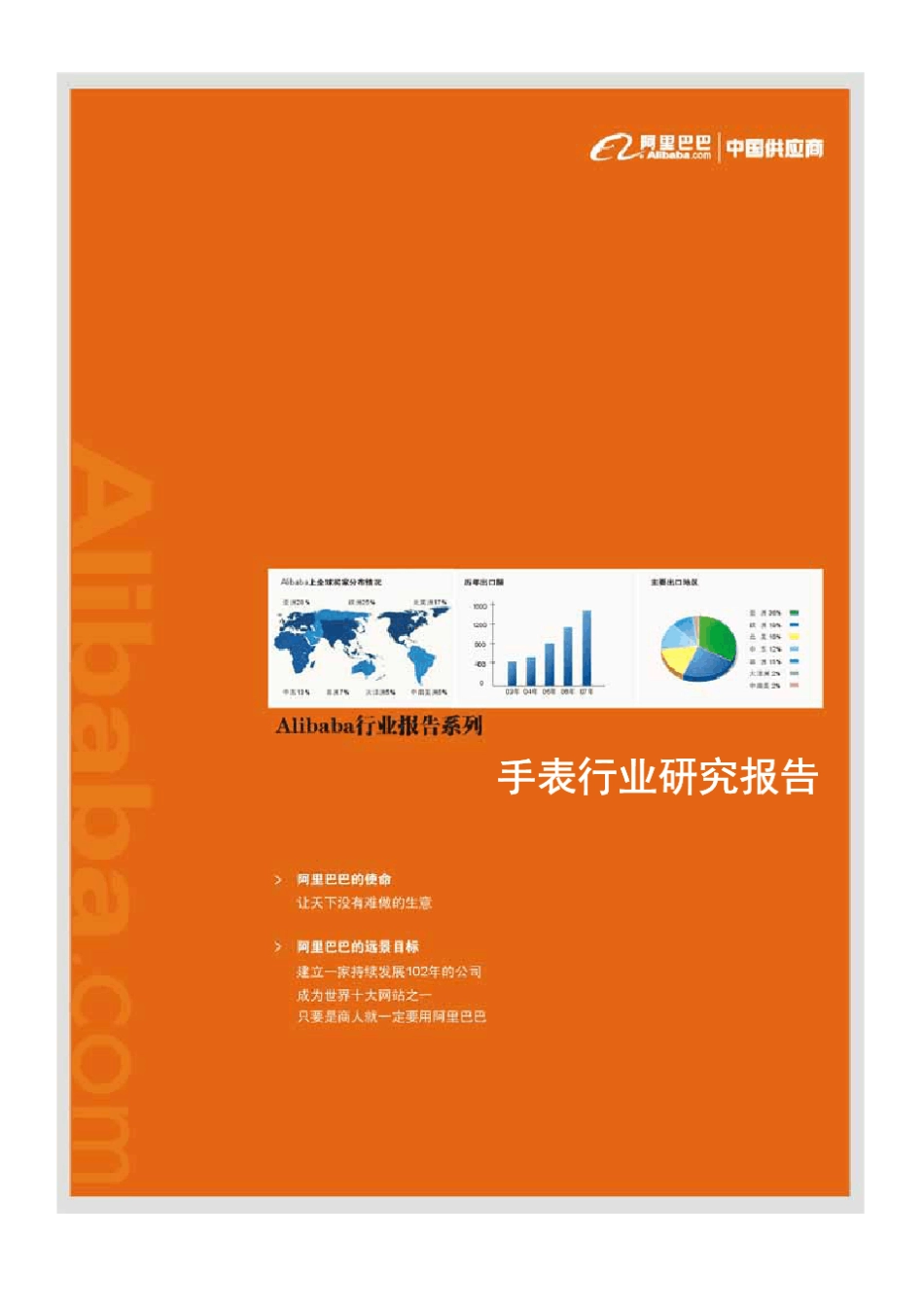 2010年手表行业权威数据分析与报告_第1页