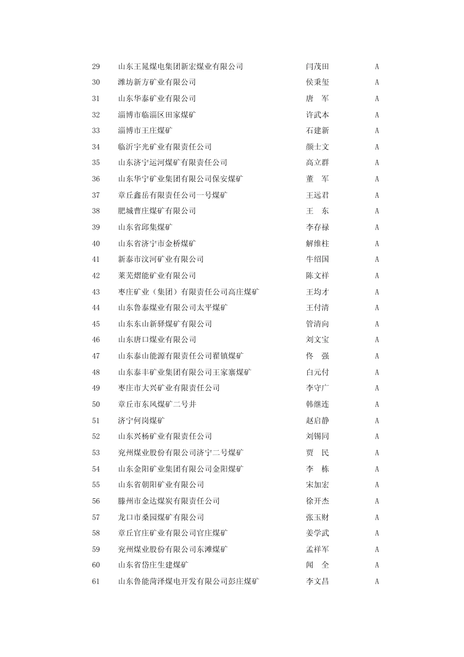 2010年煤矿安全程度评估情况表_第2页