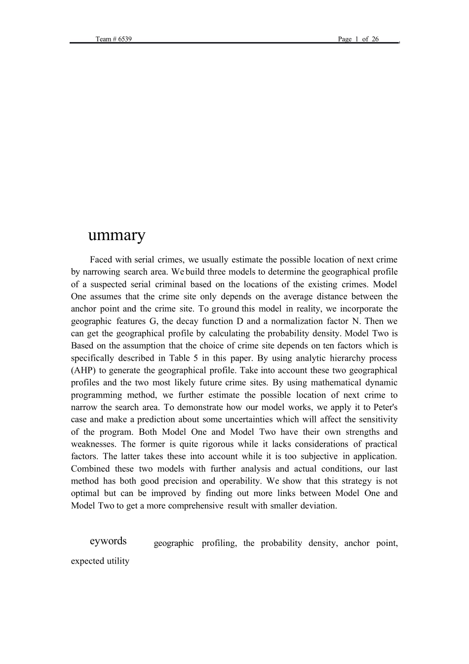 2010年美国大学生数学建模竞赛B题一等奖_第1页