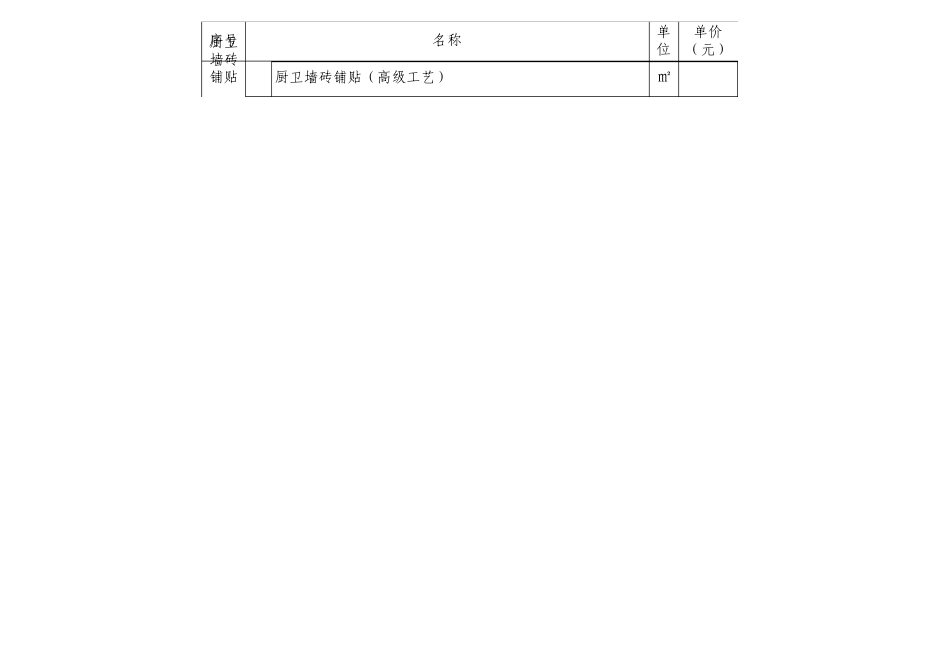 2010成都市装饰工程主要项目指导成都装修价格成都家装价格表_第2页