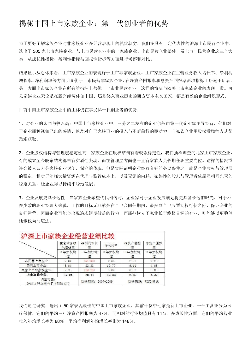 2010福布斯中国最佳家族企业排行榜_第1页
