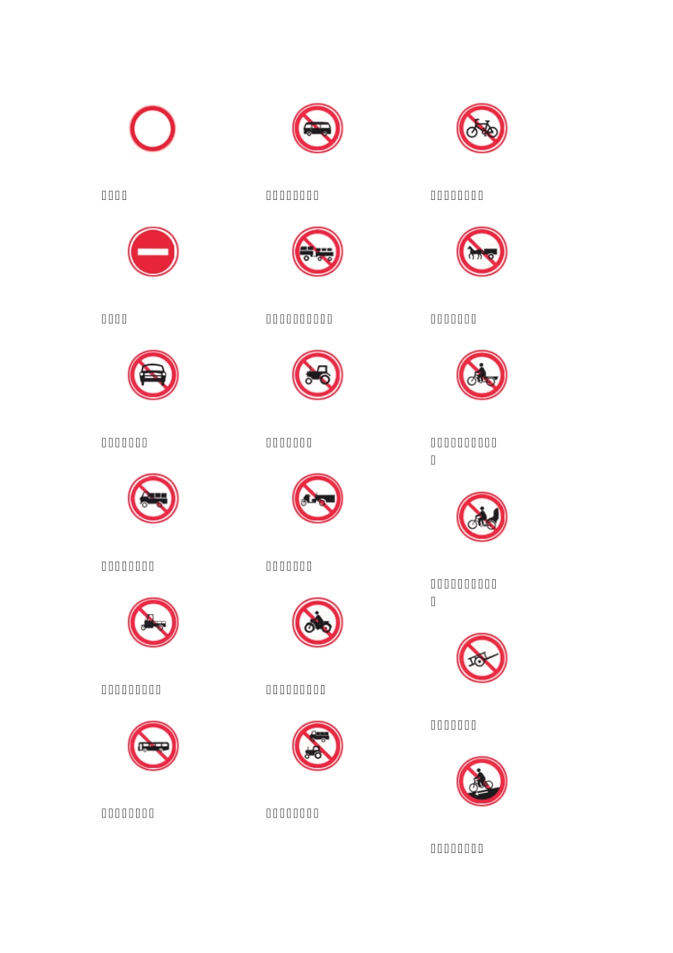 2011_交通标志大全_献给广大的司机朋友们__第1页