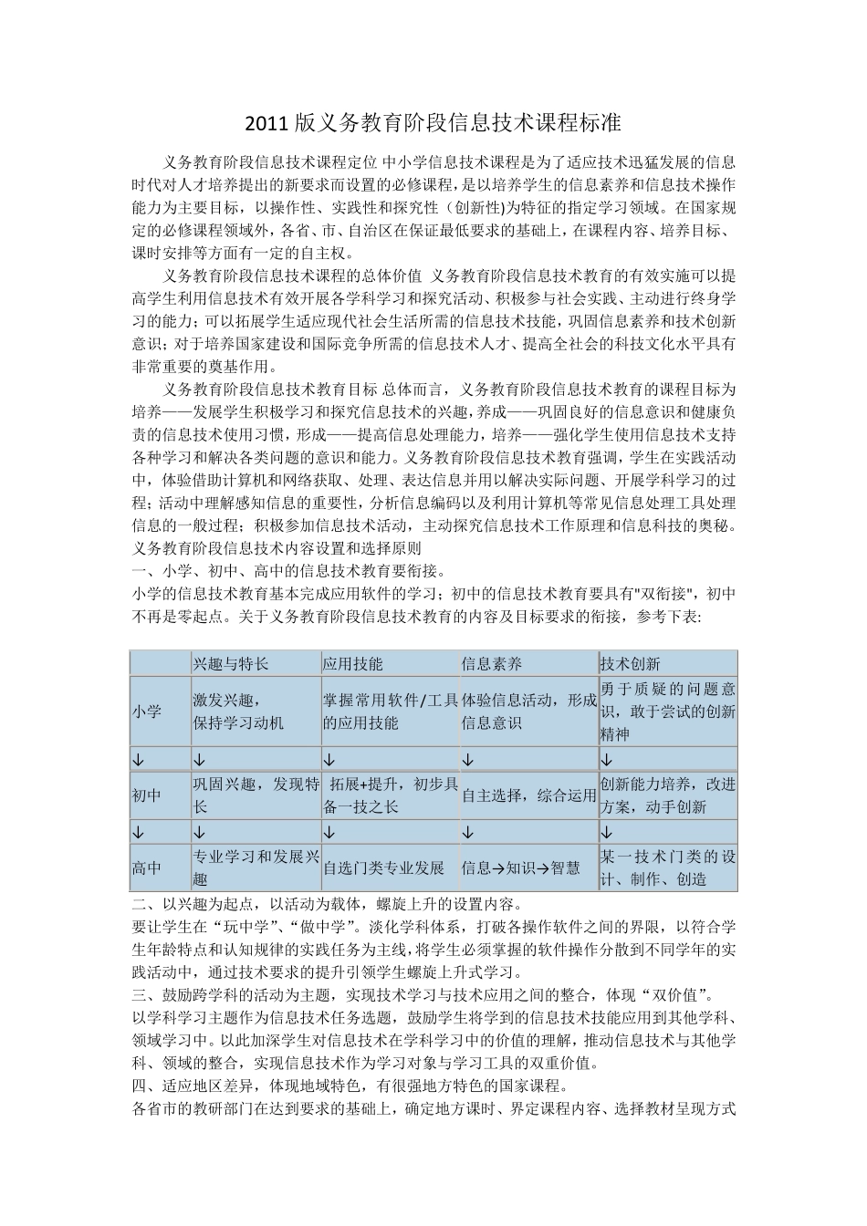 2011义务教育信息技术课程标准_第1页