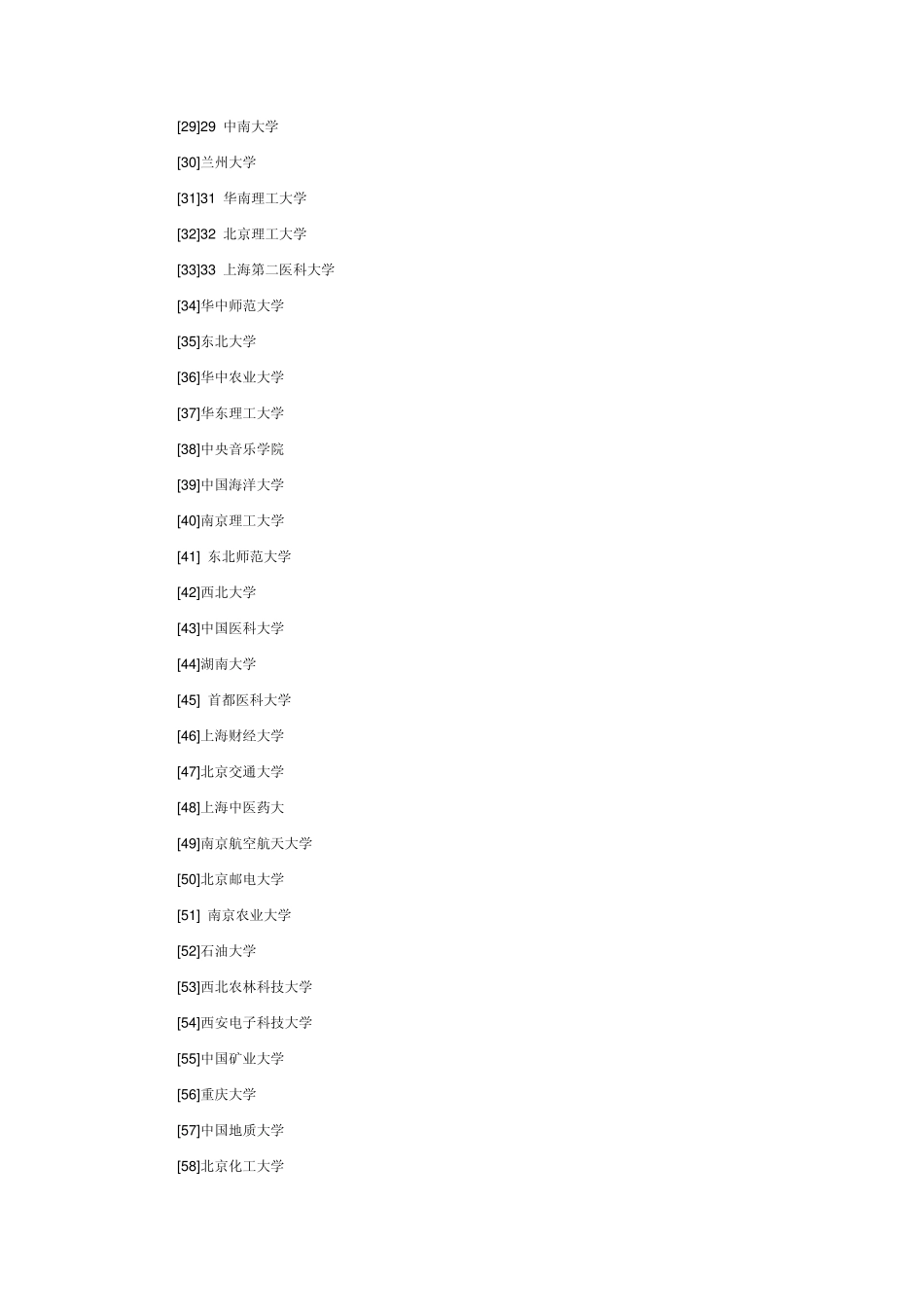 2011年中国各大高校排名_第2页