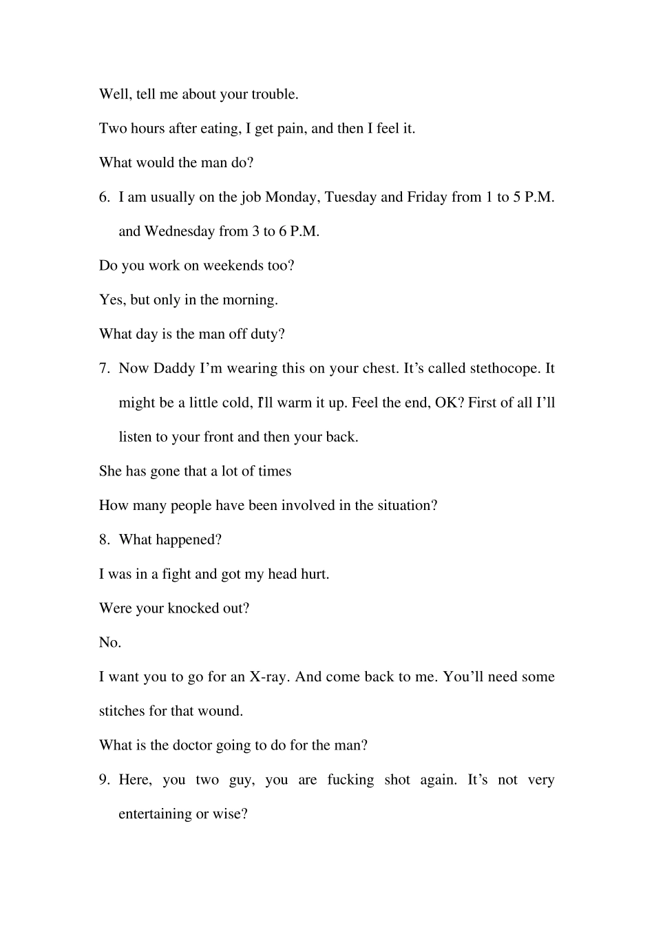 2011年医学博士英语真题听力原稿_第2页