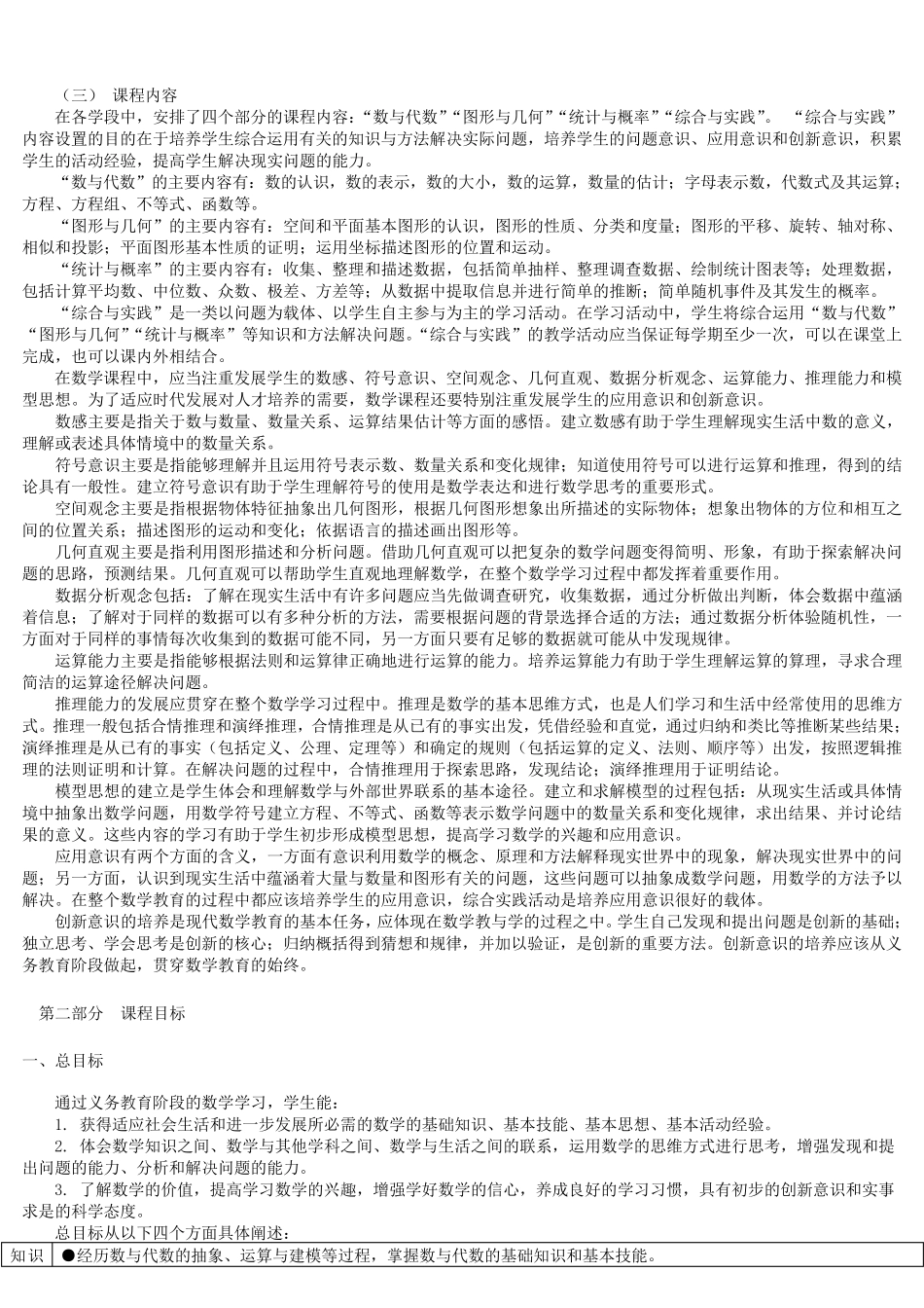 2011年数学新课程标准_第2页