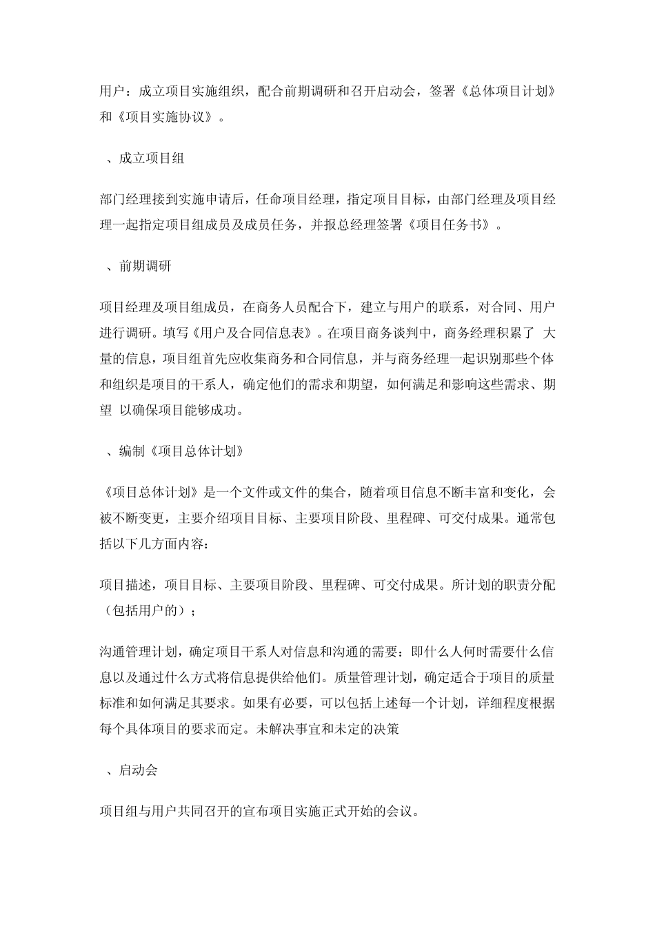 2011年软件项目实施方案范文_第2页