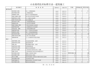 2011建筑工程规范标准