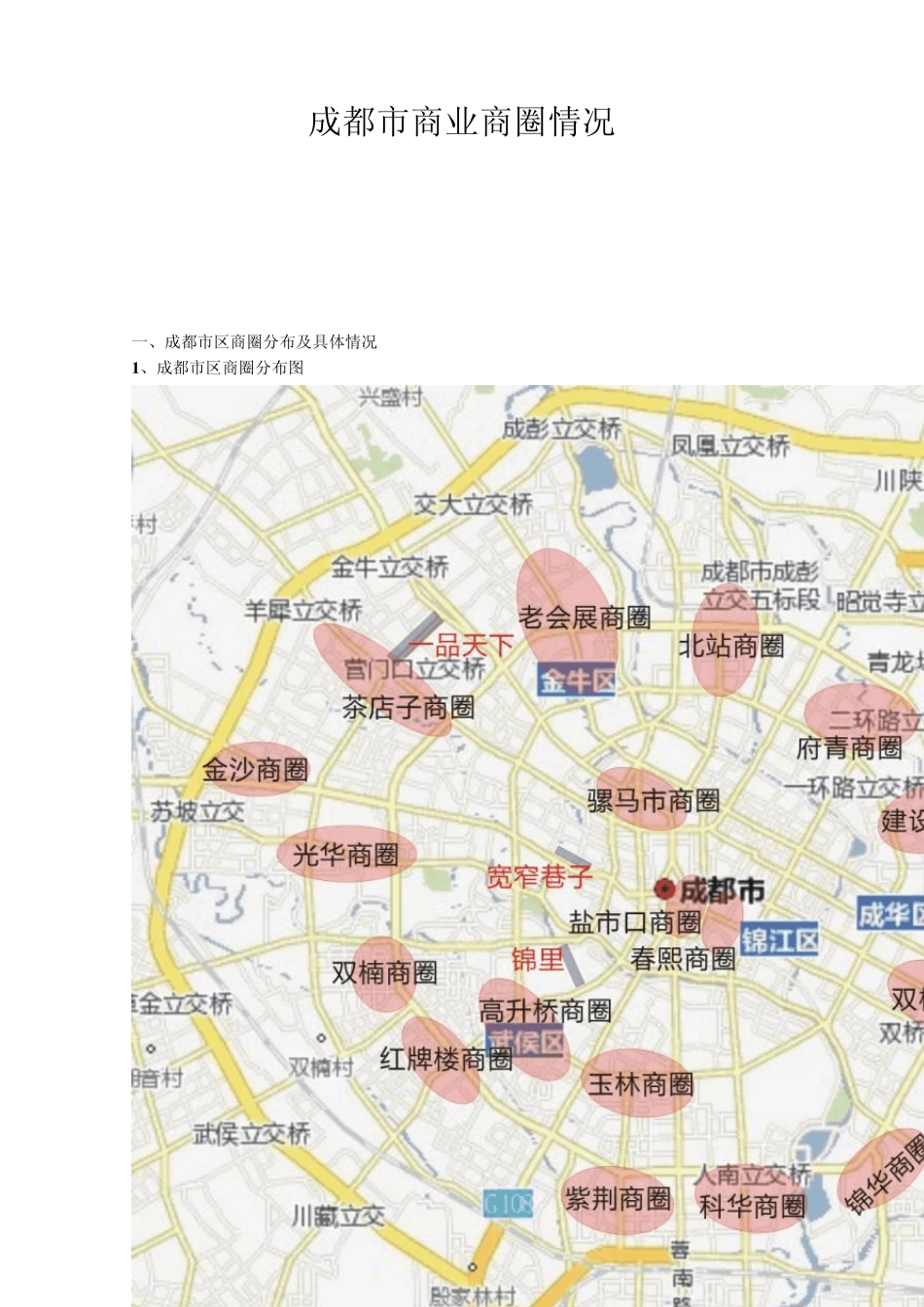 2011成都市商业商圈情况_第1页