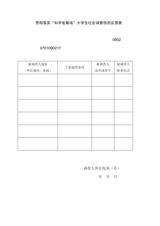 2011本科生毛概社会实践调研报告(附调查问卷)